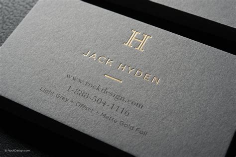 Gold Foil Business Card Design 的图像结果