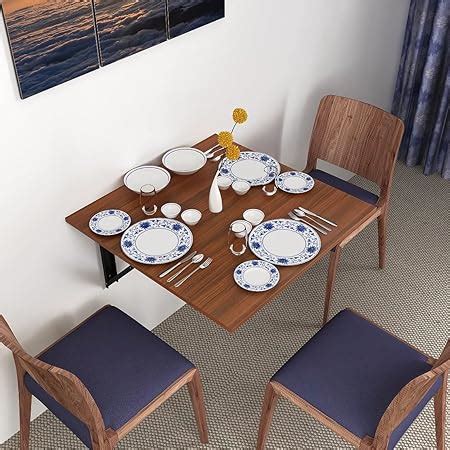 INDIAN DECOR. 95660 Wall-Mounted Folding Table 70 x 50 cm Multi-Purpose ...