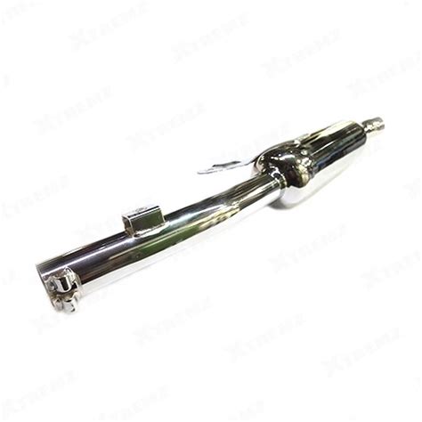 Xtremz Angular Exhaust for Royal Enfiled Bikes - Silver Color