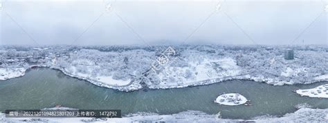 武汉城市雪景高清图片下载-正版图片500814415-摄图网