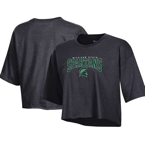 Champion Michigan State Spartans Boyfriend Cropped T-Shirt | Academy