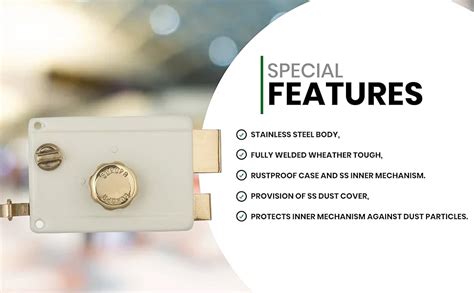 Europa 8010 Stainless Steel Night Latch Key Lock | Automatic Latching ...