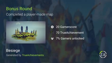 Bonus Round achievement in Besiege (Windows)