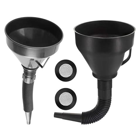 Amazon.com: 2pcs Funnel for Car,Plastic Large Funnels Wide Mouth with ...