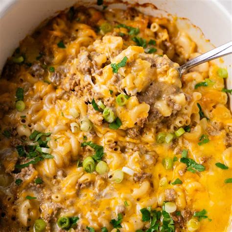 Crockpot Hamburger Helper