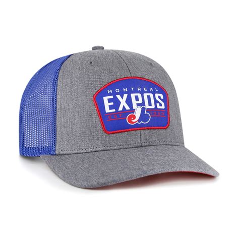 Montreal Expos MLB '47 Slate Trucker Hat | Adjustable | SportBuff