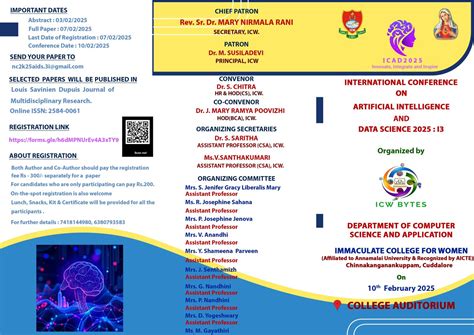 IMMACULATE COLLEGE FOR WOMEN - Department of Computer Science ...