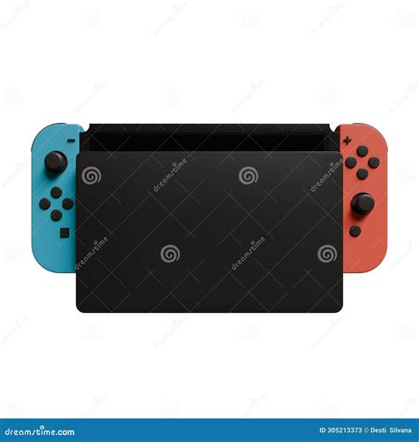 Hybrid Gaming Console stock illustration. Illustration of dimensional ...