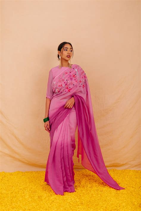 Bindu Chanderi Sari