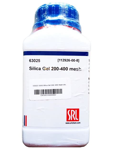 SRL Silica Gel 200-400 mesh 500Gm, CAS NO 112926-00-8, Molecular ...
