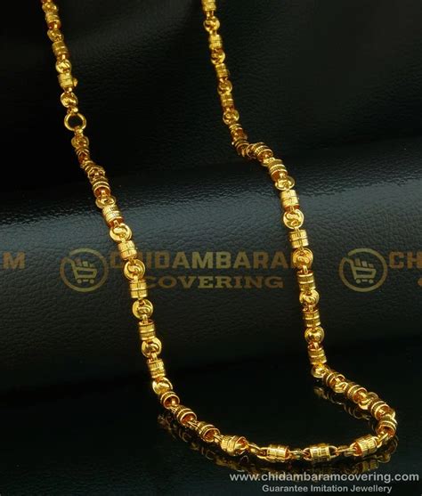 Buy New Model Gold Chain Design One Gram Gold Covering Chain Online ...
