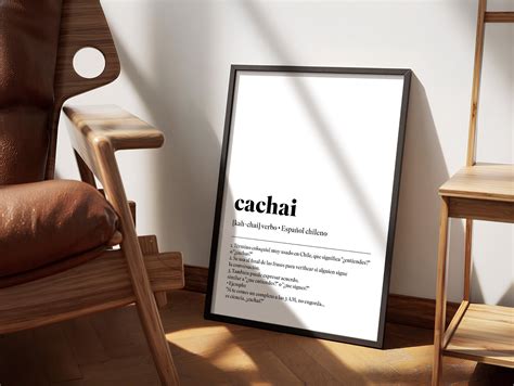 Cachai Chile Print - Digital Download | Cool Chilean Slang Poster ...