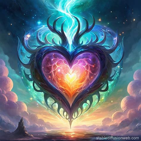 Cell Structure and Heart Formation | Stable Diffusion Online