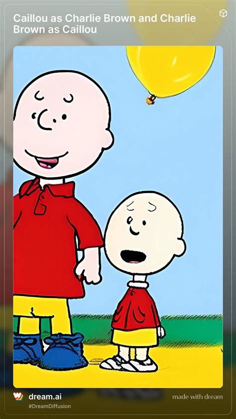 Caillou as Charlie Brown AND Charlie Brown as Caillou : r/peanuts