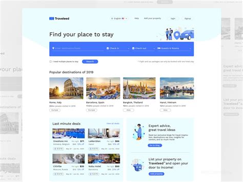 国外旅行网站网页设计模板