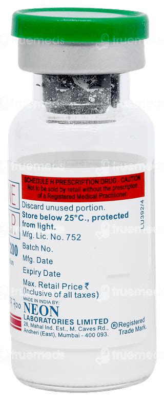 Gemchem 200 Mg Injection 1 - Uses, Side Effects, Dosage, Price | Truemeds