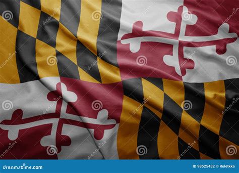 Flag of Maryland state stock photo. Image of maryland - 98525432