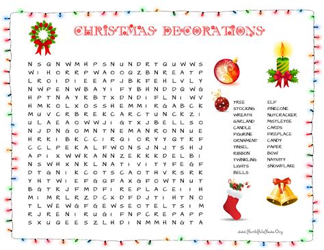 Christmas Word Search - Best Coloring Pages For Kids