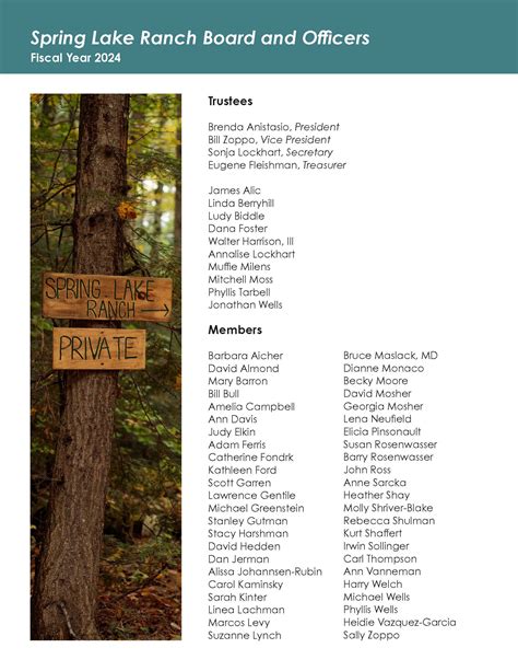 Meet Our Team | Spring Lake Ranch