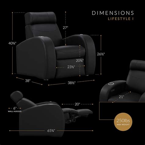 Jaymar Furniture Corp D-Box Lifestyle I, Home Theater Seating, Haptic ...