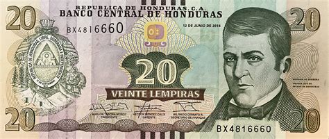 20 Lempiras - Honduras – Numista