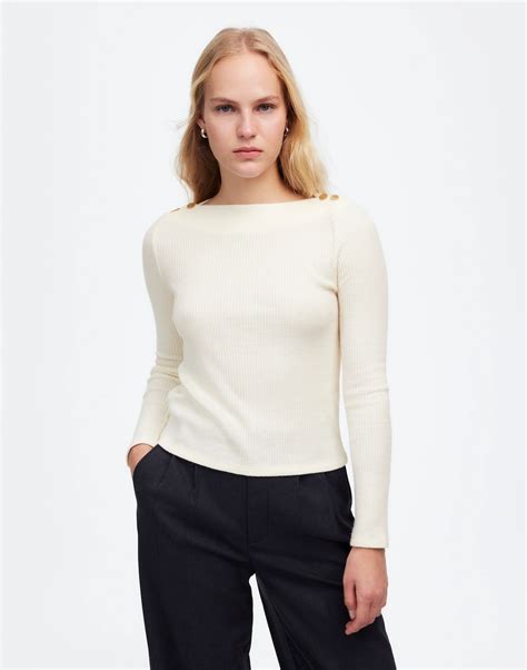 Boatneck Long-Sleeve Tee | Madewell