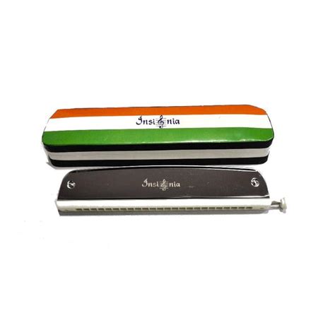 Buy Insignia SMC 24 Key C 24 Hole Chromatic Harmonica - Black Online ...
