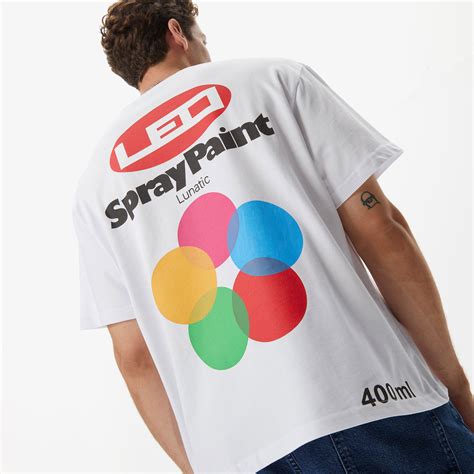 Leo Lunatic Spray Paint Unisex Beyaz T-Shirt Kadin T-Shirt & Polo 34 ...