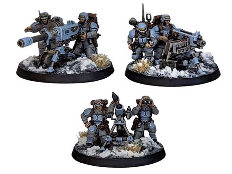 Heavy Weapons Squad finished : r/Warhammer40k