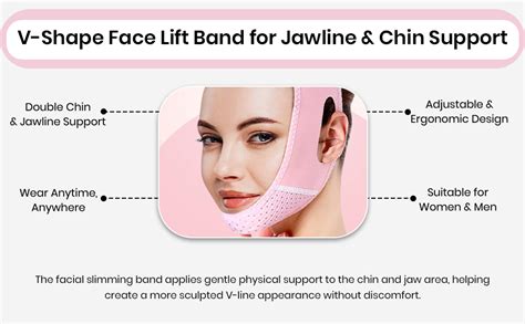 KBZONE Silicone V Face Mask Face Lift Up Belt Facial Slimming Bandage ...