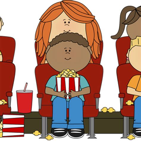Theater Clipart Cartoon Movie Theater Clipart 2005716 - Kids Watching ...