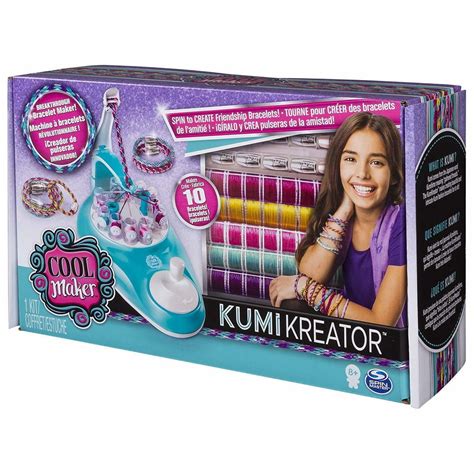 Cool Maker & KumiKreator Friendship Bracelet Maker, Makes Up to 10 ...