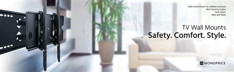 Buy Monoprice Titan Series Fixed TV Wall Mount Bracket for TVs 13in to ...