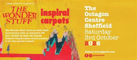 The Wonder Stuff Plus Inspiral Carpets - 40 years of The Wonder Stuff ...