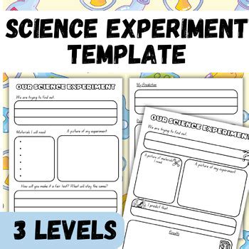Science Experiment Worksheet Template 的图像结果