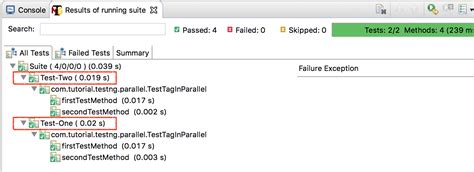Parallel Testing in TestNG 的图像结果
