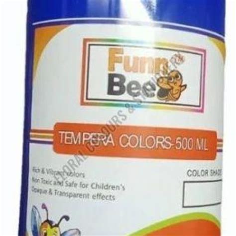 Funn Bee 500ml Blue Tempera Colors Bottle Manufacturer, Supplier from Dadra