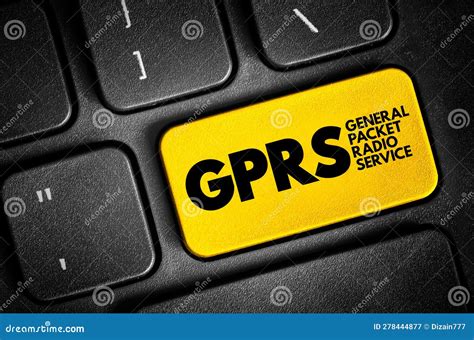 GPRS - General Packet Radio Service Acronym, Technology Concept on ...