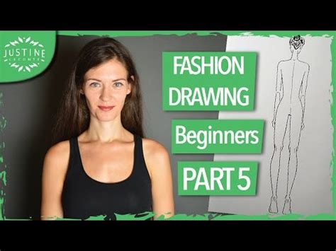 How to draw fashion figures: Back view Video Lecture - Fashion Designing