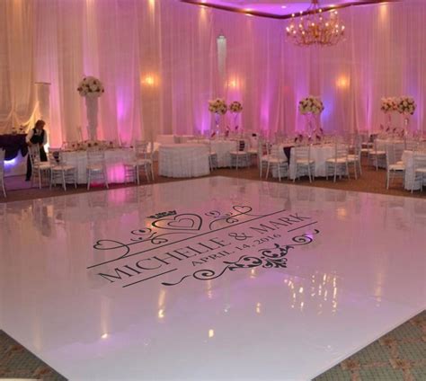 Wedding Dance Floor Decal Wedding Floor Monogram Vinyl Floor