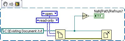 Open Create Replace File LabVIEW 的图像结果