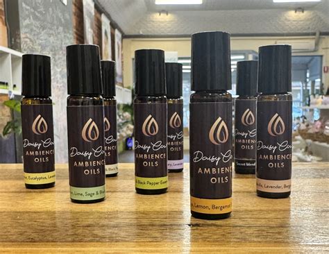 Essential Oil Roller - Lemon Bergamot Eucalyptus Lavender Black Pepper ...