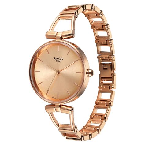 Buy Online Titan Raga Ascend Quartz Analog Rose Gold Dial With Rose ...