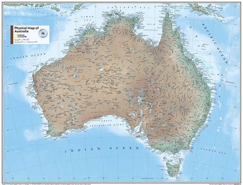 Australia Physical Atlas of the World, 11th Edition, National Geograph