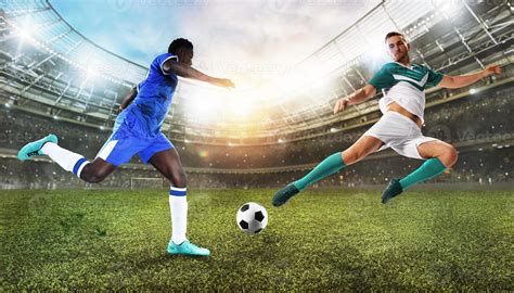 Football Players In Action