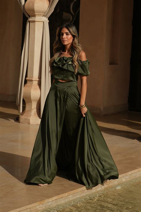 VESTIDO 'DELILAH' VERDE OLIVA – Kiwini The Label