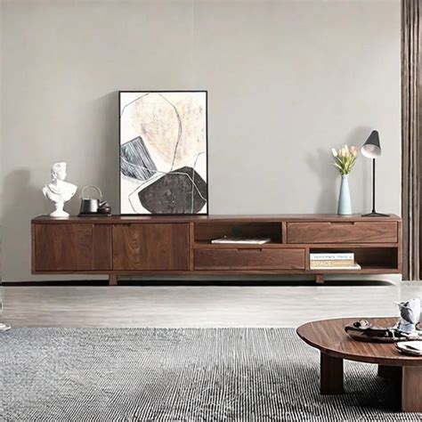 Sheesham Solid Wood 2 Door 2 Open Self 2 Drawer Tv Cabinet In Brown Te ...