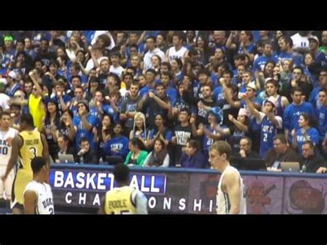Cameron Crazies chant "Drive Home Safely"! - YouTube
