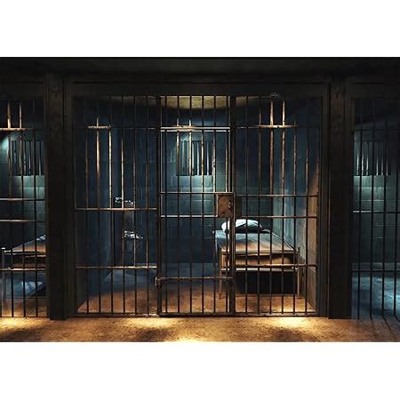 Beleco 6x4ft Fabric Jail Backdrop Prison Jail Bars Photography ...