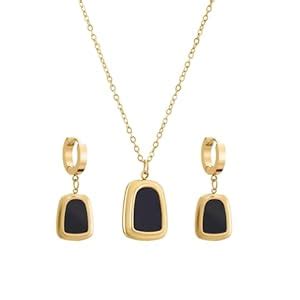 Buy PALMONAS Black Onyx Set for Women - Gift For Women & Girls ...